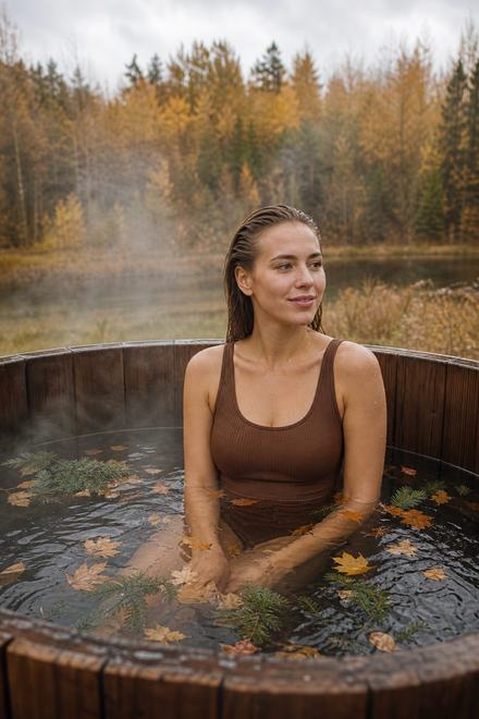 Купель в лесу